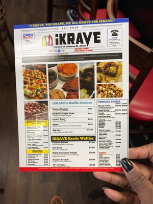 Menu photo 3 iKrave Miami, FL Menu photo 3 iKrave Miami, FL