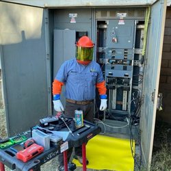 Solomon Electric and Data - Solomon Electric adding new circuits for an RV park.