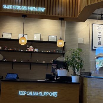 Sanchome Ramen - Pay area - Ramen Near Me - Centreville, Virginia