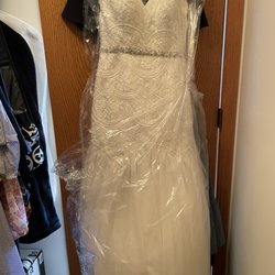 Minooka Cleaners - Cleaned wedding gown