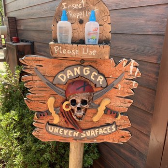 Pirates Island Adventure Golf - Insect repellent available at the first hole. - Mini Golf Near Me - Panama City Beach, Florida Pirates Island Adventure Golf - Insect repellent available at the first hole. - Mini Golf Near Me - Panama City Beach, Florida