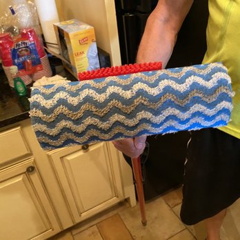 Ocean Lodge Resort - This was a brand new white mop before we mopped (no grey stripes on it!)!!! - Hotels Near Me - St Simons, Georgia
