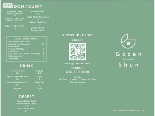 Gozen Shun Pasadena by null