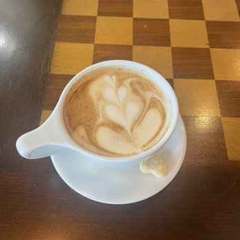 Dulcédo Coffee - Honey oat milk latte - Coffee & Tea Near Me - Richmond, Texas