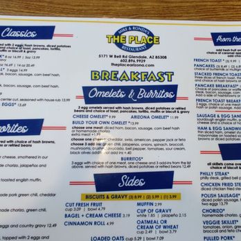 The Place - Open for Breakfast or Lunch - Breakfast & Brunch Near Me - Glendale, Arizona The Place - Open for Breakfast or Lunch - Breakfast & Brunch Near Me - Glendale, Arizona