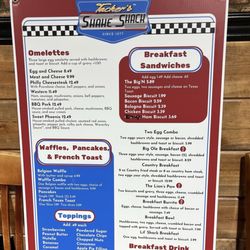 Tacker's Shake Shack - Menu