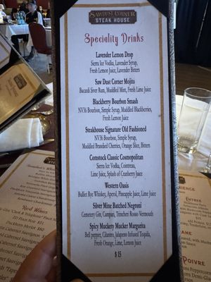 Menu photo 5 Sawdust Corner Steakhouse Virginia City, NV Menu photo 5 Sawdust Corner Steakhouse Virginia City, NV