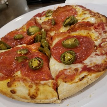 Marilyn's Cafe - 8" individual pizza with pepperoni and jalapeno - Diners Near Me - Las Vegas, Nevada Marilyn's Cafe - 8" individual pizza with pepperoni and jalapeno - Diners Near Me - Las Vegas, Nevada