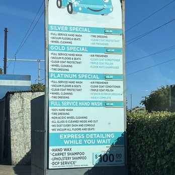 Auto Pride - Current prices. - Car Wash Near Me - Burlingame, California