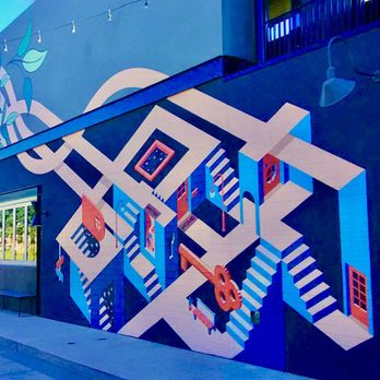 The Neighborly - Striking mural outside - New American Near Me - Phoenix, Arizona