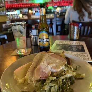 The Locke Bar - Special of the Day: Bacon and cabbage on creamy mash and Bullmer's 0.0. - Bars Near Me - Limerick, LK The Locke Bar - Special of the Day: Bacon and cabbage on creamy mash and Bullmer's 0.0. - Bars Near Me - Limerick, LK