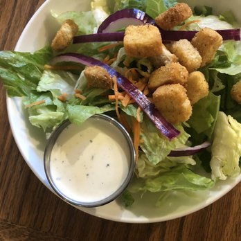 The Mill at The Kasteel - Side salad that came with the Country Fried Steak Entree - American Near Me - Oak Harbor, Washington