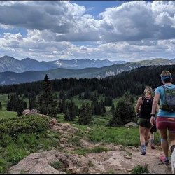 Running mountains in Silverthorne