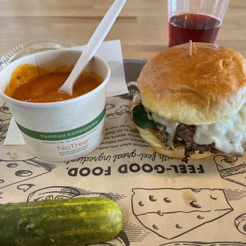 The Melt - Tomato soup and the mushroom melt. - Sandwiches Near Me - La Jolla, California The Melt - Tomato soup and the mushroom melt. - Sandwiches Near Me - La Jolla, California