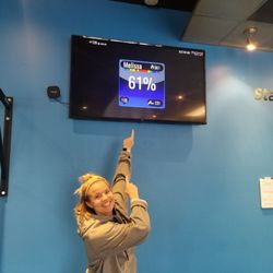 Performance 7 Fitness - P7 uses MyZone Cloud heart monitoring system that gives members stats like calories burned and optimum heart target zone time.