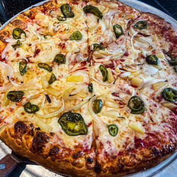 Ryans Pizza and Hibachi - Pineapple, Onion, Jalapeño, Honey Drizzle, don't knock it until you try it. A++++++ - Japanese Near Me - Beaufort, South Carolina Ryans Pizza and Hibachi - Pineapple, Onion, Jalapeño, Honey Drizzle, don't knock it until you try it. A++++++ - Japanese Near Me - Beaufort, South Carolina