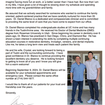 Daniel Blanco, DMD - General Dentistry Near Me - Tustin, California
