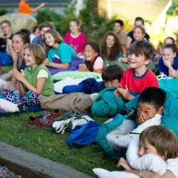 Camp Glen Brook - Watching Saturday Night Entertainment