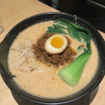 Ramen Yukinoya - Tan Tan Men with pork on top. - Ramen Near Me - Arcadia, California Ramen Yukinoya - Tan Tan Men with pork on top. - Ramen Near Me - Arcadia, California