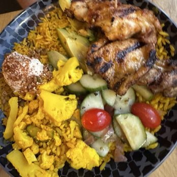 Nando's Peri-Peri - Rainbow Bowl with chicken - Portuguese Near Me - Chicago, Illinois