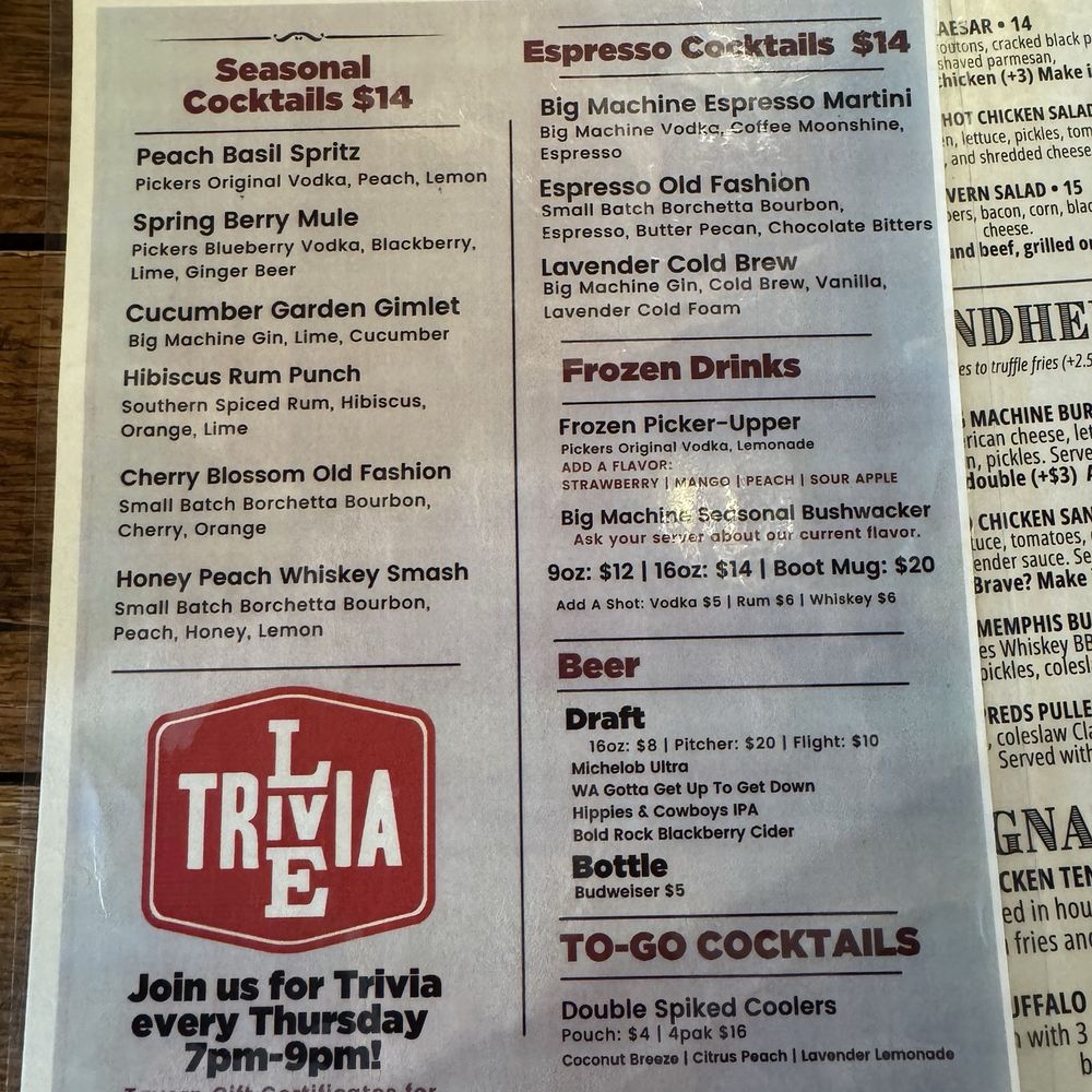 Big Machine Distillery & Tavern - Distilleries Near Me - Nashville, Tennessee