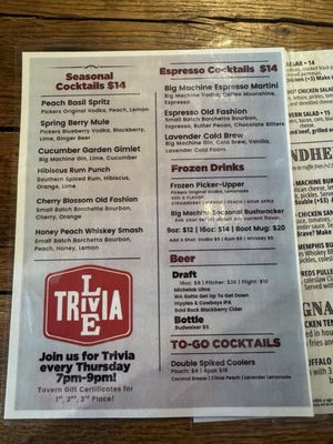 Menu photo 1 Big Machine Distillery & Tavern Nashville, TN