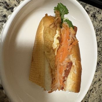 Mr. Banh Mi - Half of Breakfast Banh Mi - Coffee & Tea Near Me - Brooklyn, New York Mr. Banh Mi - Half of Breakfast Banh Mi - Coffee & Tea Near Me - Brooklyn, New York