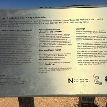 Seven Magic Mountains - Info about Seven Magic Mountains - Public Art Near Me - Las Vegas, Nevada