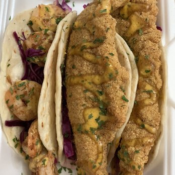 Seaside Seafood - $2 Taco Tuesday's! I got grilled shrimp and 2 fried fish. Yes they were good. Ask for extra sauce if you like yours saucy. - Seafood Near Me - Port Arthur, Texas Seaside Seafood - $2 Taco Tuesday's! I got grilled shrimp and 2 fried fish. Yes they were good. Ask for extra sauce if you like yours saucy. - Seafood Near Me - Port Arthur, Texas