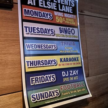 Elsie Lane - Weekly events - Bars Near Me - New Hyde Park, New York