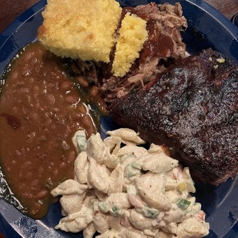 Dinosaur Bar-B-Que - Ribs and corn bread were the best part! Sides were kinda meh - Barbeque Near Me - Rochester, New York
