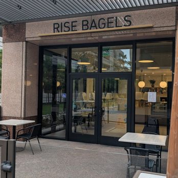 Rise Bagels - Warning! They are not open at 830am on a weekend. You'd think a bagel place would want to sell bagels for breakfast - Bagels Near Me - Irvine, California Rise Bagels - Warning! They are not open at 830am on a weekend. You'd think a bagel place would want to sell bagels for breakfast - Bagels Near Me - Irvine, California