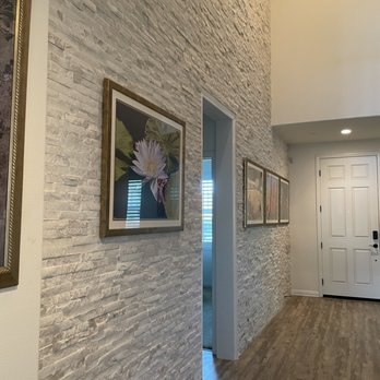 Ghiloni Granite & Tile - Entry way wall with stone - Flooring Near Me - Spring Valley, California Ghiloni Granite & Tile - Entry way wall with stone - Flooring Near Me - Spring Valley, California