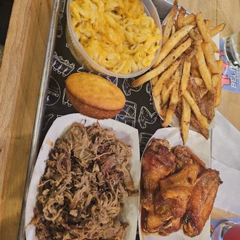Chalkboard Wings & BBQ - Pick 2 platter - Chicken Wings Near Me - Alexandria, Virginia