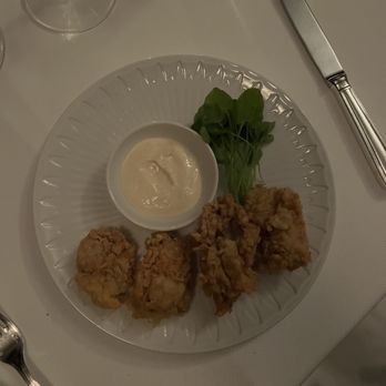 Charleston - Cornmeal oysters - New American Near Me - Baltimore, Maryland