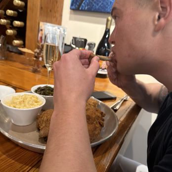 Rx Chicken & Oysters - HALF BIRD mac and collards - Seafood Near Me - Wilmington, North Carolina Rx Chicken & Oysters - HALF BIRD mac and collards - Seafood Near Me - Wilmington, North Carolina