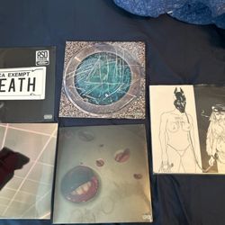 Tommy Rocks - Death grips vinyls: government plates, no love deep web, the powers that b, year of the snitch, and the money store.