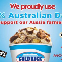 Cold Rock Wilston - All our ice creams made in store weekly using Bulla milk from Australian farmers