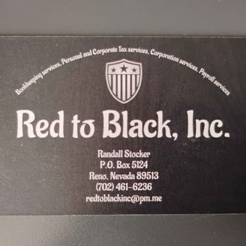 Red To Black - Bookkeepers Near Me - Reno, Nevada Red To Black - Bookkeepers Near Me - Reno, Nevada