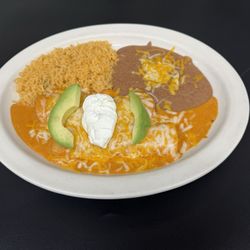 Ayutlense Family Mexican Restaurant - Seafood enchiladas