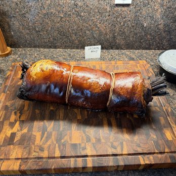 Pistahan - 15 lb Lechon Belly... still steaming hot!  Wow! - Filipino Near Me - San Leandro, California