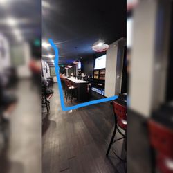 El Bar - The shape of "EL" Bar is an L. Pun
