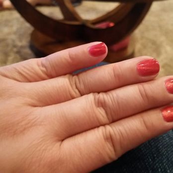 Perfect Nails - Found this place on yelp. Figure I would give it a try! Chose a new design I have never heard or seen...Cat Eye! - Nail Salons Near Me - Grants Pass, Oregon