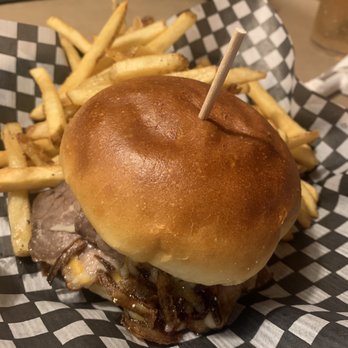 Montana's BBQ & Bar - Brisket burger- hubby said it was delicious - Comfort Food Near Me - Etobicoke, Ontario Montana's BBQ & Bar - Brisket burger- hubby said it was delicious - Comfort Food Near Me - Etobicoke, Ontario