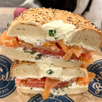 H&H Bagels - Belly Lox Sandwich ($19) - Bagels Near Me - New York, New York H&H Bagels - Belly Lox Sandwich ($19) - Bagels Near Me - New York, New York