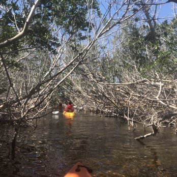 Keys Kayak - Mangroves, some sections were so think you can paddle and have to pull yourself along by grabbing branches. - Rafting/Kayaking Near Me - Marathon, Florida