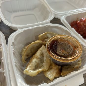 Ai Pono Cafe - chicken potstickers - Asian Fusion Near Me - Costa Mesa, California Ai Pono Cafe - chicken potstickers - Asian Fusion Near Me - Costa Mesa, California