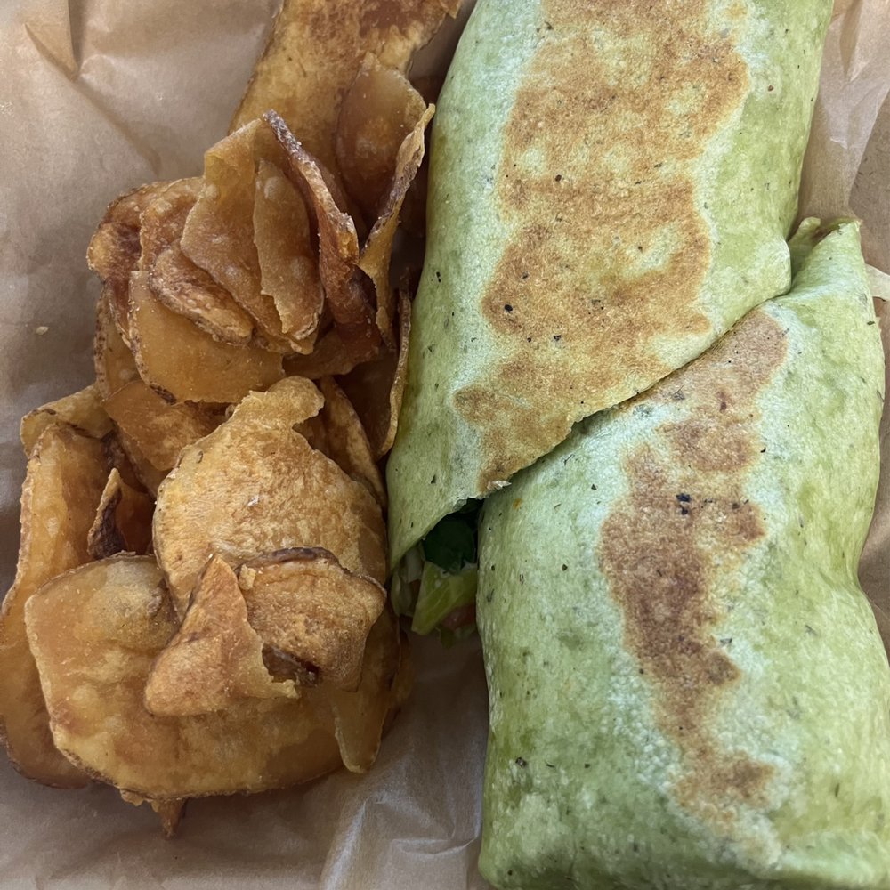 Chicken Salad Wrap with side of Chips Chicken Salad Wrap with side of Chips