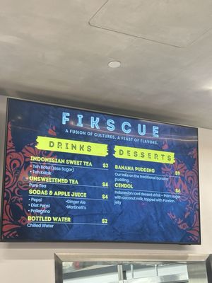 Menu photo 2 Fikscue San Francisco, CA
