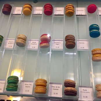 Ruelo Patisserie - Counter had a selection of cakes and macarons - Coffee & Tea Near Me - Toronto, Ontario